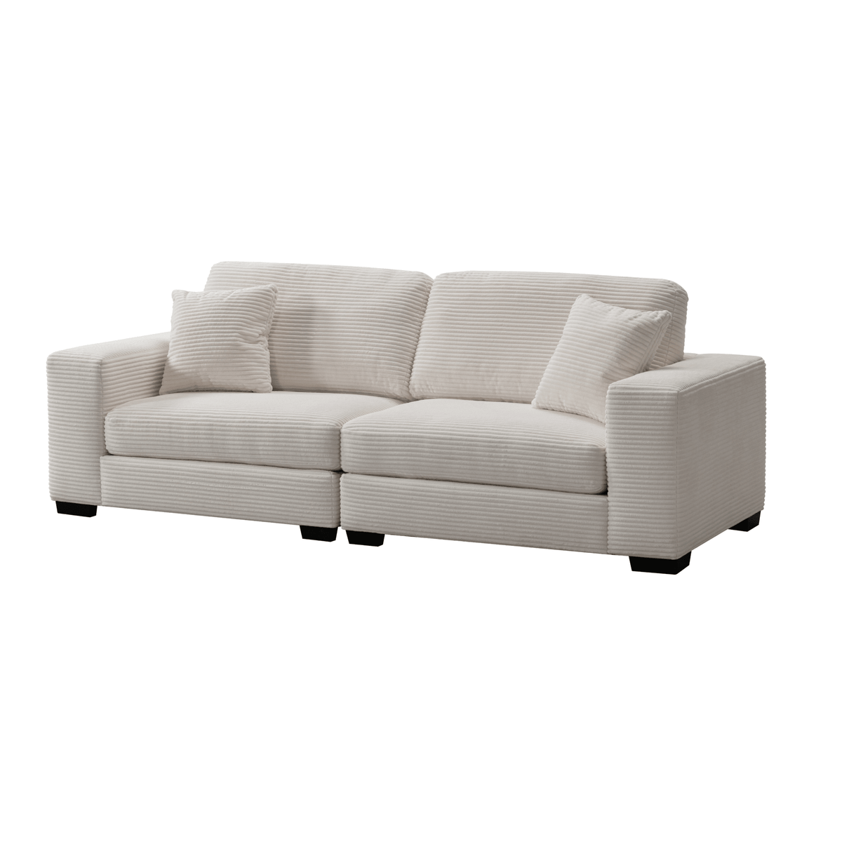 Luna Cream Right Arm Facing Seater W134 Sectionals| Roots Furniture