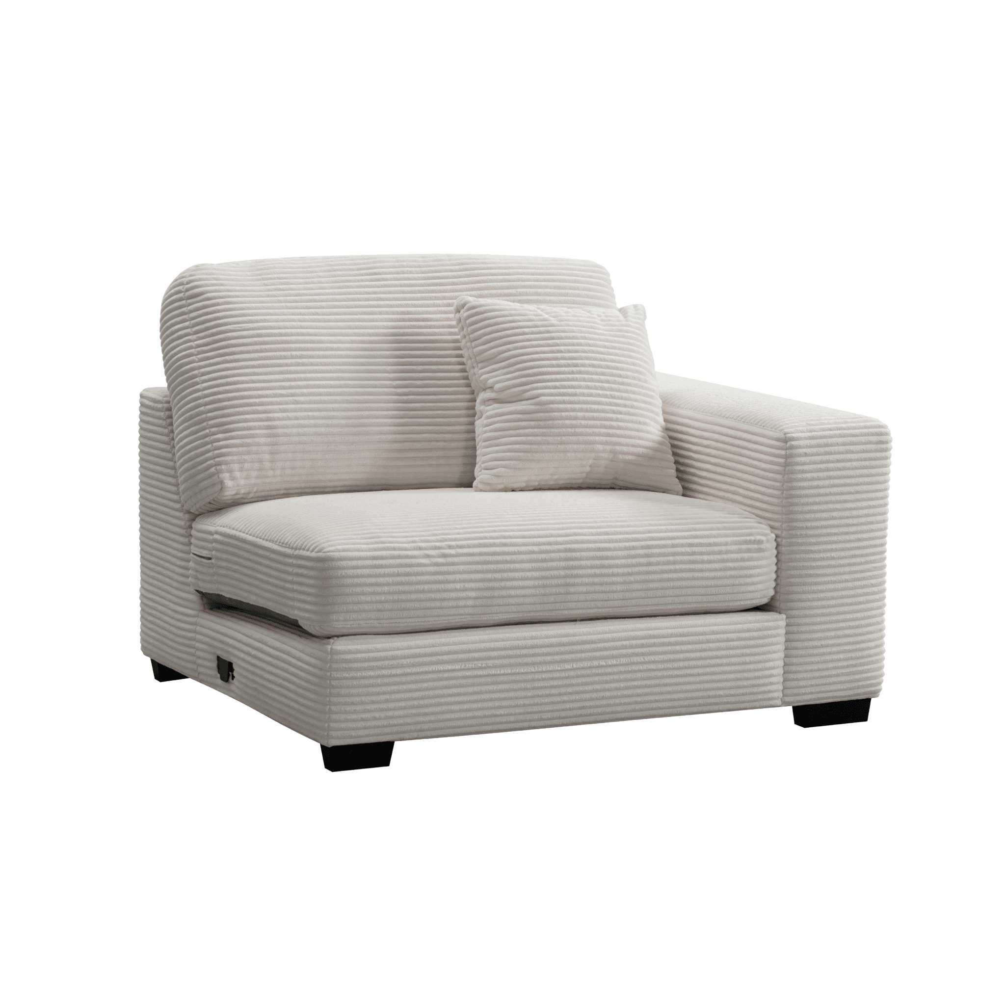 Luna Cream Right Arm Facing Seater W134 Sectionals| Roots Furniture