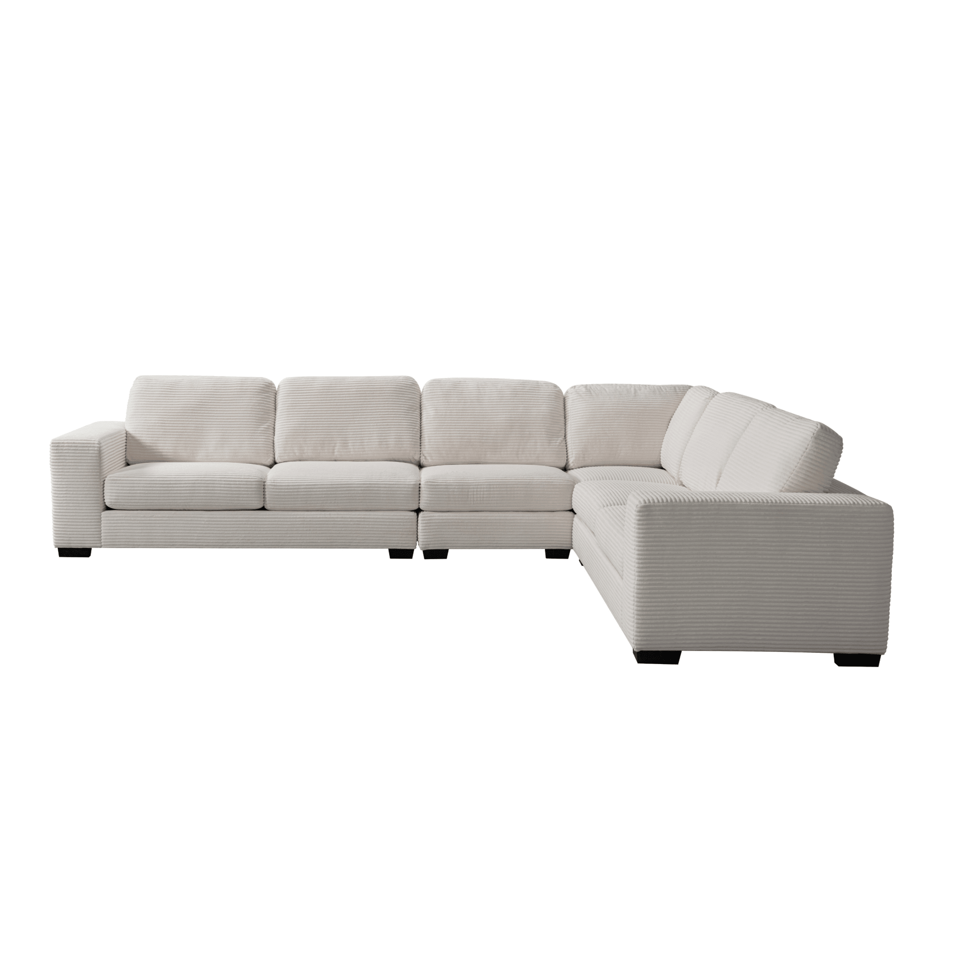 Luna Cream Sectional Sectionals| Roots Furniture