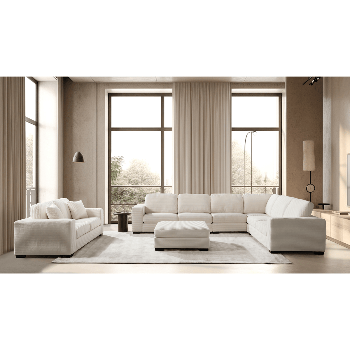 Luna Cream Sofa W226 Sofas & Loveseats| Roots Furniture