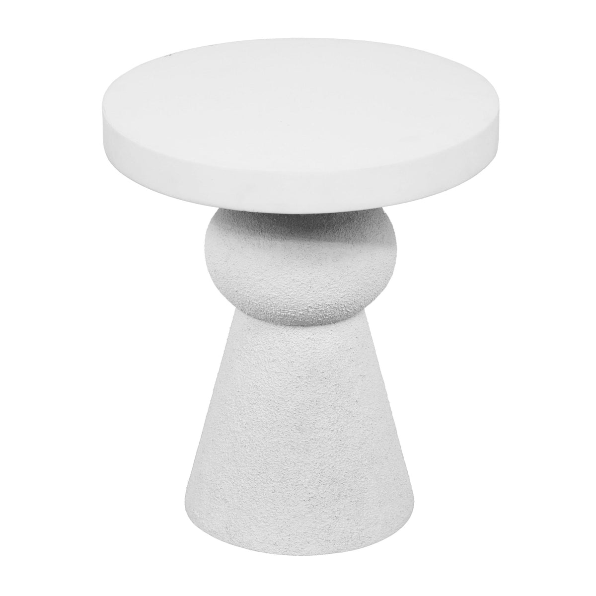 Lupita White Side Table End Tables| TOV