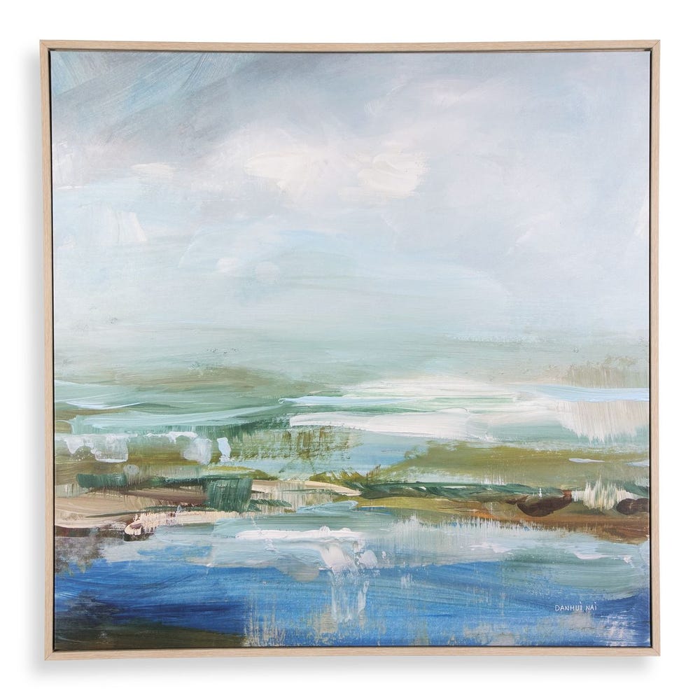 Lush Valley Framed Canvas Wall Art| Uttermost