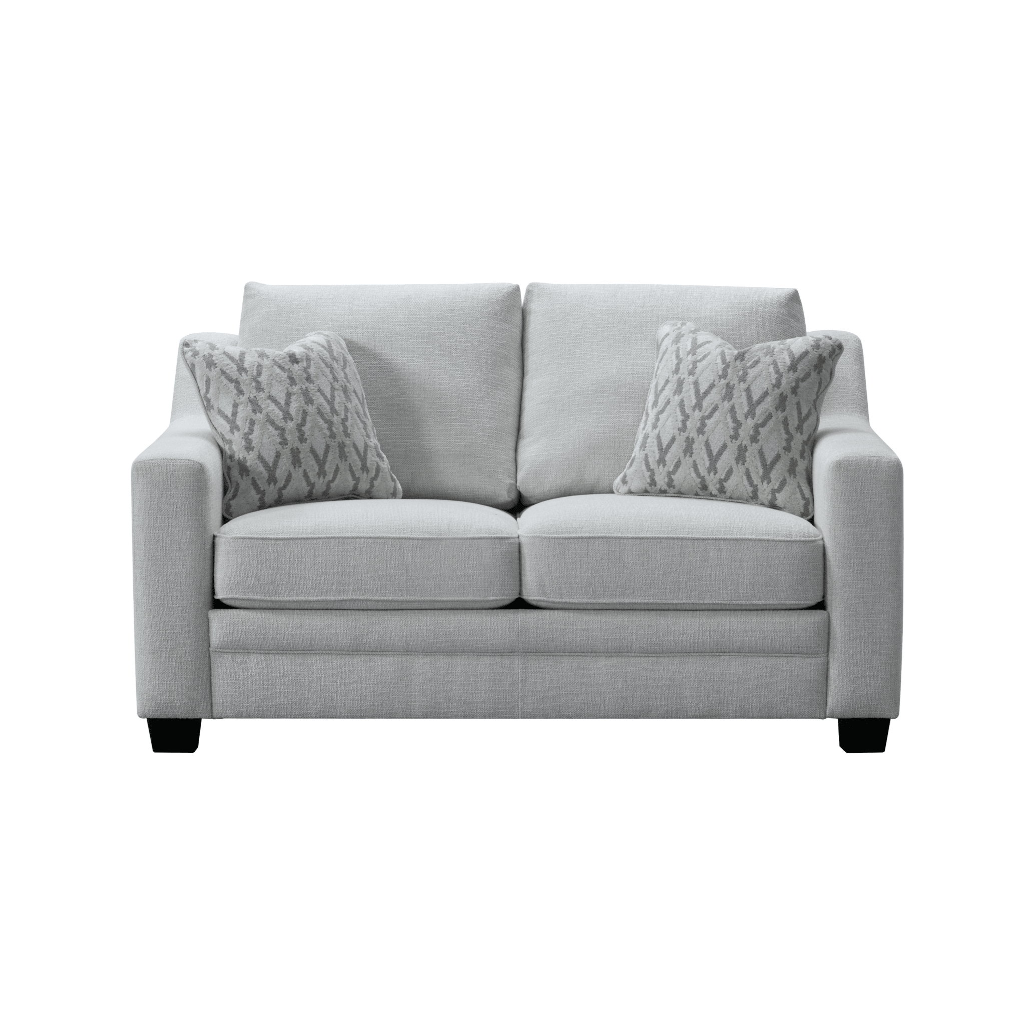 Luxe Haven Creamy Grey Loveseat W166 Sofas & Loveseats| Roots Furniture