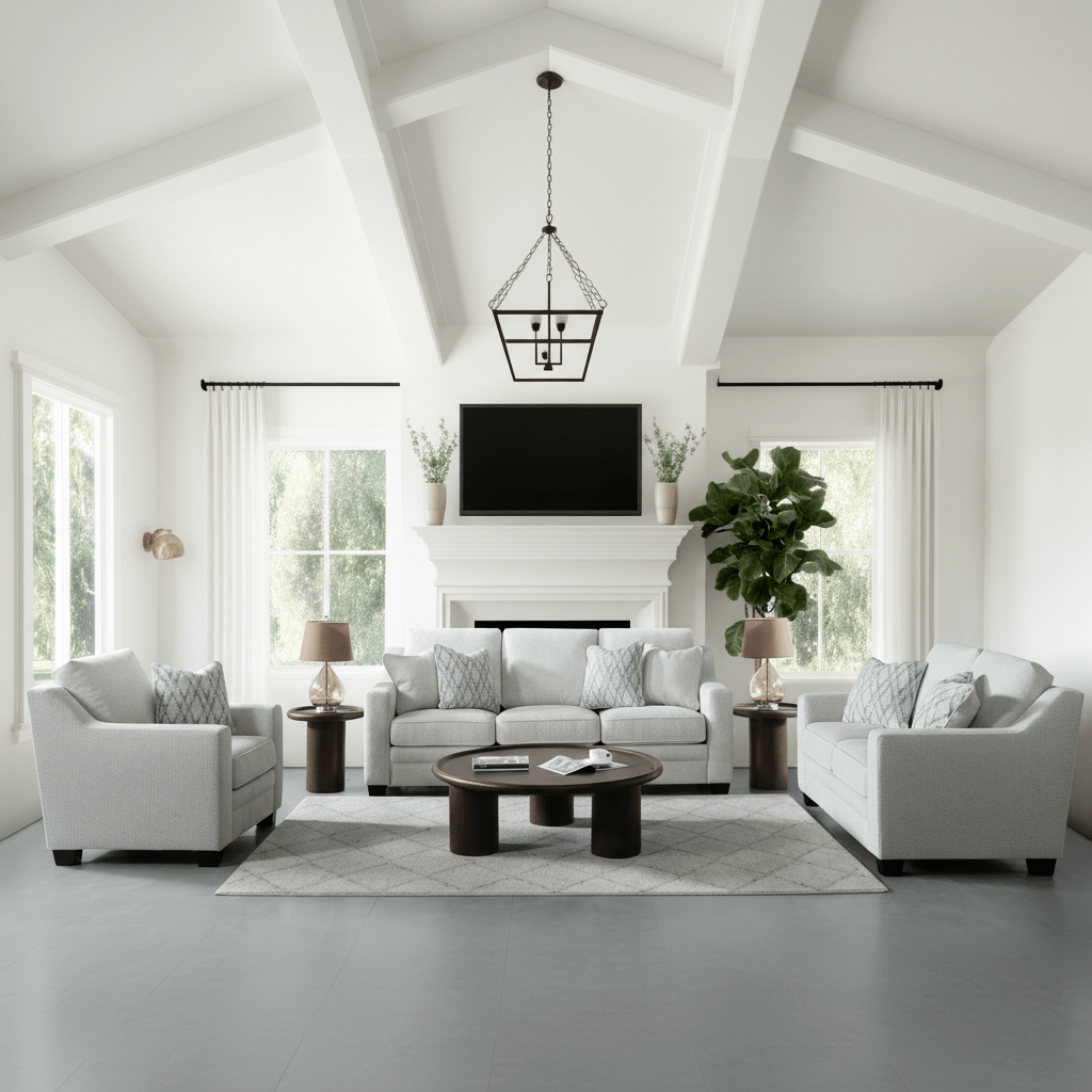 Luxe Haven Creamy Grey Sofa W231 Sofas & Loveseats| Roots Furniture