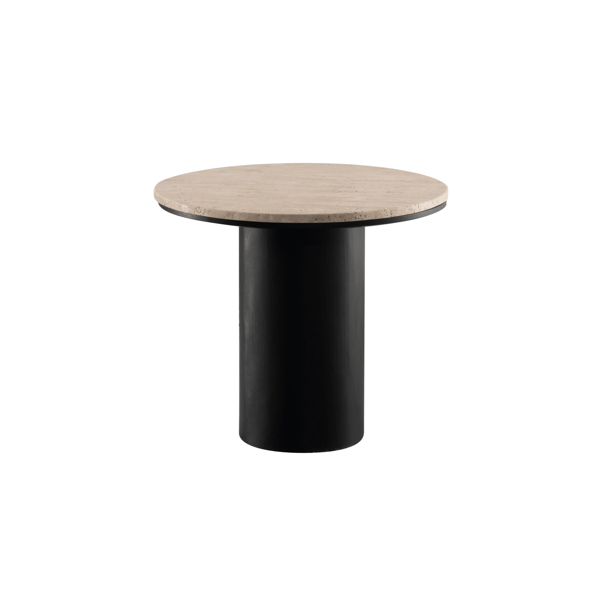 Luxe Living Beige/Black Side Table W56 Coffee Tables| Roots Furniture