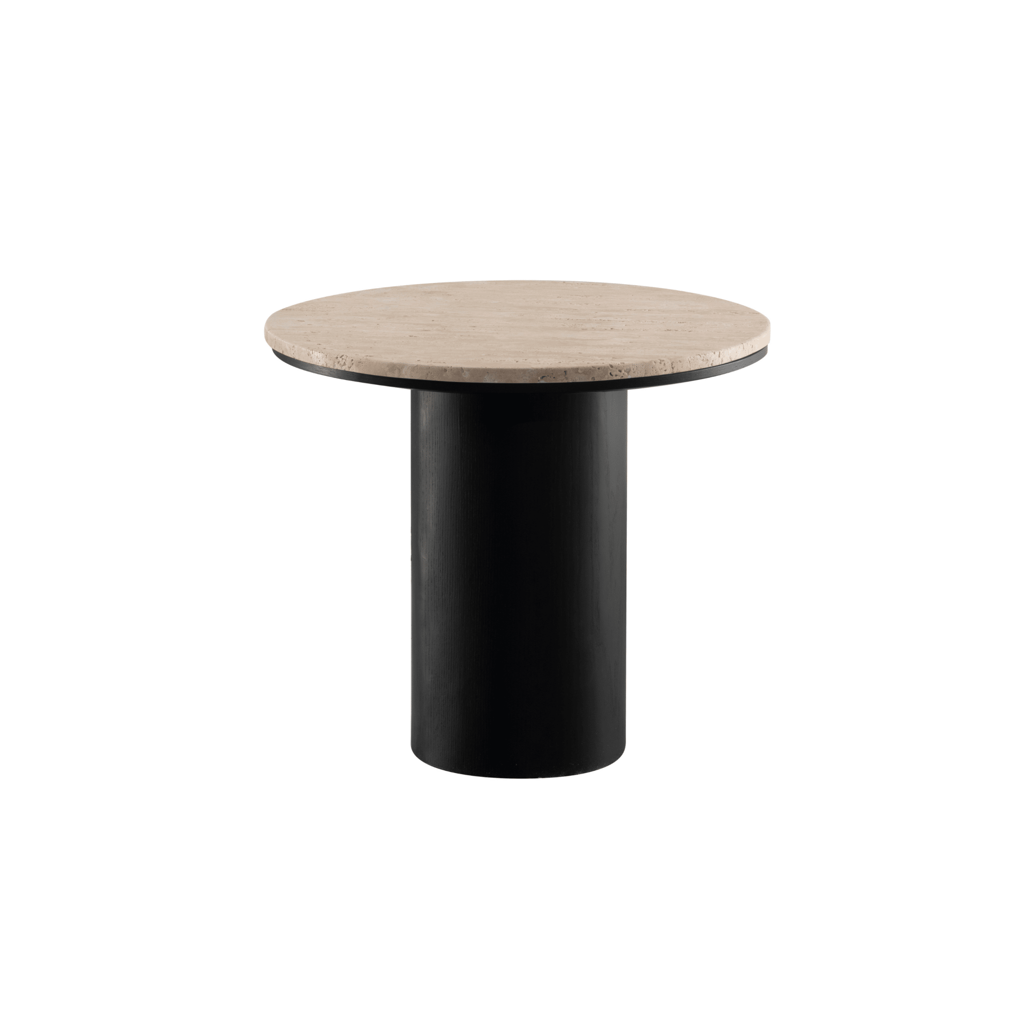 Luxe Living Beige/Black Side Table W56 Coffee Tables| Roots Furniture