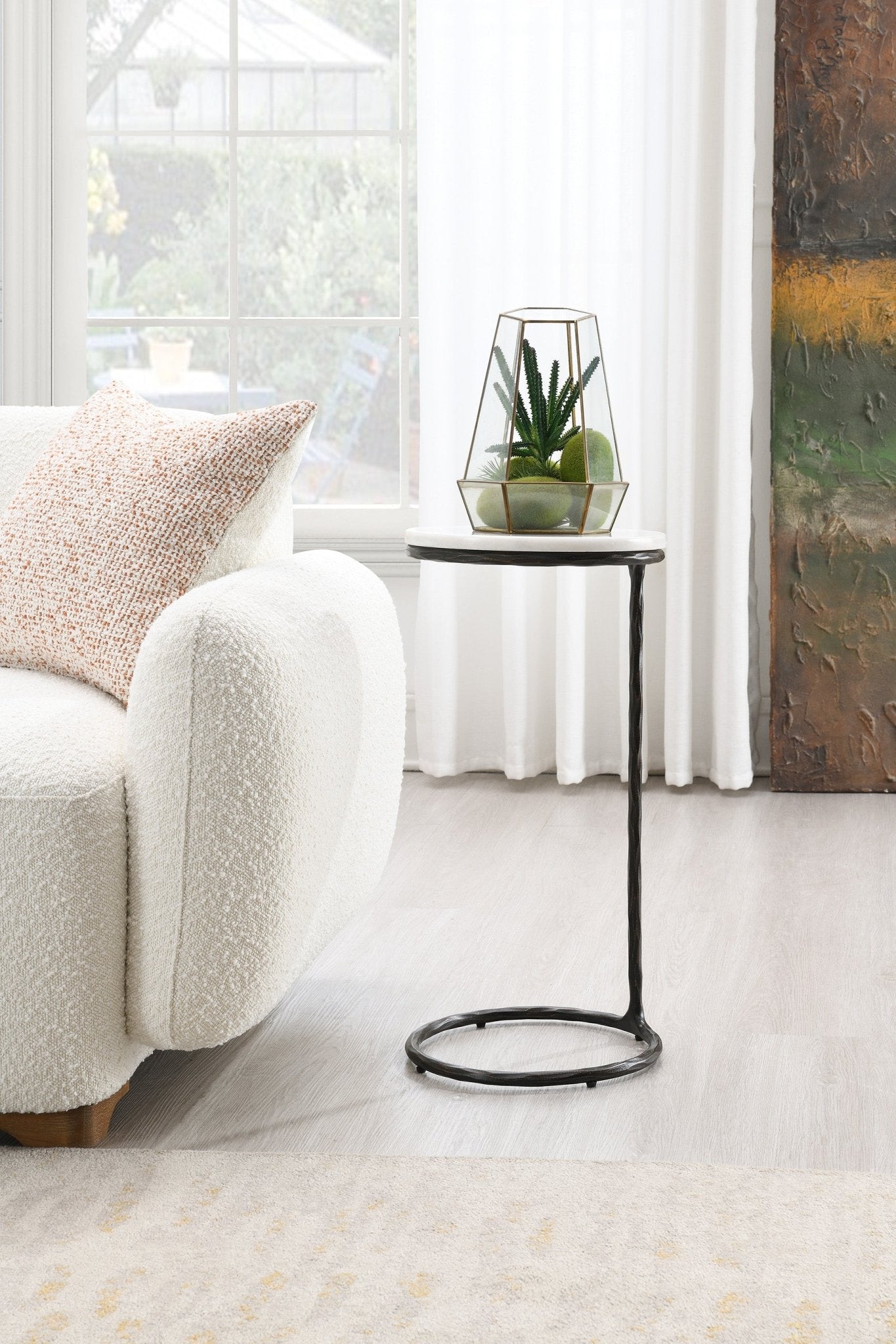 Luxo Marble Accent Gold Table Coffee Tables| AlRugaib Furniture