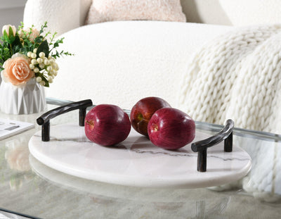 Luxo Marble Tray Black Hands - Al Rugaib Furniture