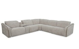 Luxora Grey Motion Power Sectional Recliners| Roots Furniture