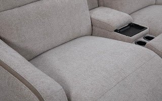 Luxora Grey Motion Power Sectional Recliners| Roots Furniture