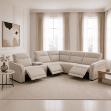 Luxora Grey Motion Power Sectional