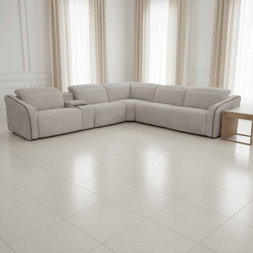 Luxora Grey Motion Power Sectional Recliners| Roots Furniture