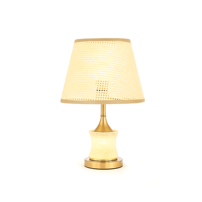 Luxury Crystal Base Table Lamp with Golden Touch - Al Rugaib Furniture
