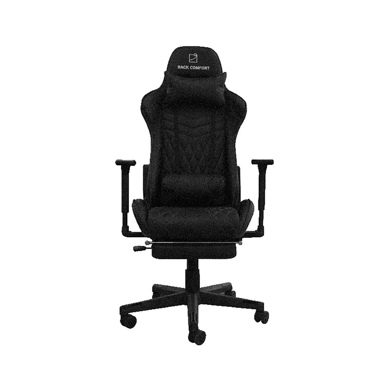 Luxury Gaming Chair with Reclining Backrest, Premium Leather, Neck and Foot Support - Al Rugaib Furniture