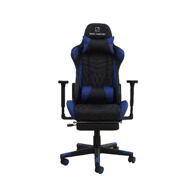 Luxury Gaming Chair with Reclining Backrest, Premium Leather, Neck and Foot Support - Al Rugaib Furniture