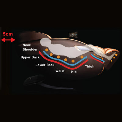 Luxury Massage Chair – 2 - Year Warranty for Ultimate Comfort - Al Rugaib Furniture