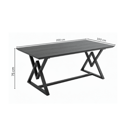 Luxury Rectangular Dining Set Milano – Ideal for large families and refined hosting Dining Set| Otath