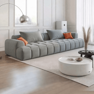 Luxury Sofa with Geometric Upholstery and Exceptional Comfort – Gret - Al Rugaib Furniture