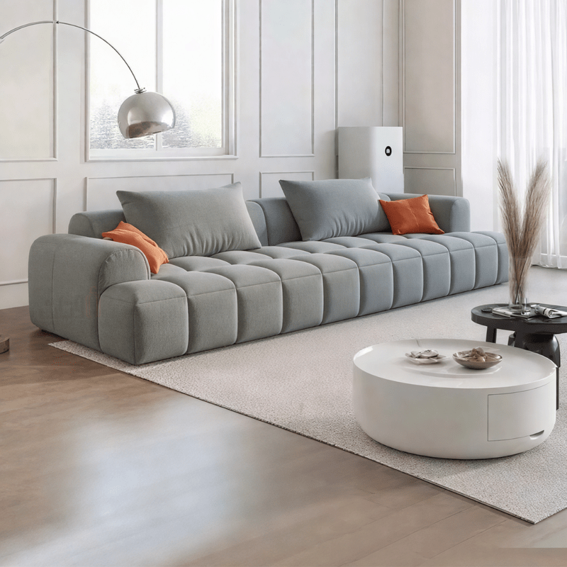 Luxury Sofa with Geometric Upholstery and Exceptional Comfort – Gret - Al Rugaib Furniture