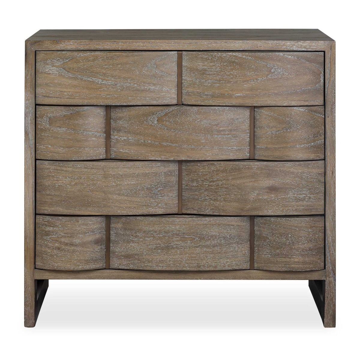 Lydon 4 Drawer Brown Finish Chest Cabinets & Chests| Uttermost
