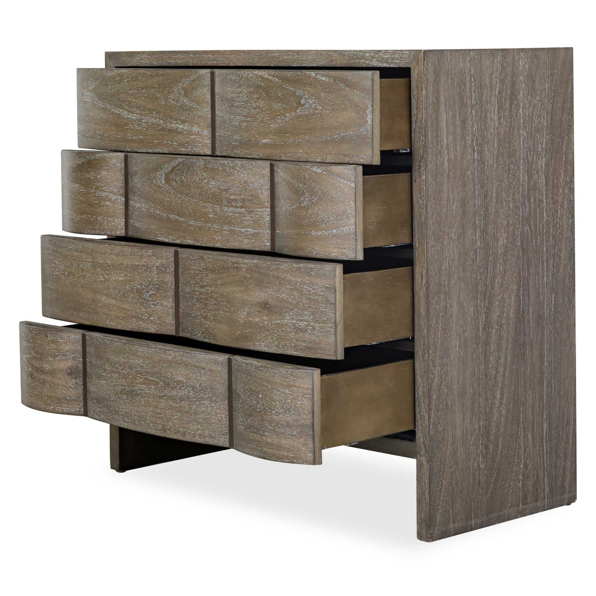 Lydon 4 Drawer Brown Finish Chest Cabinets & Chests| Uttermost