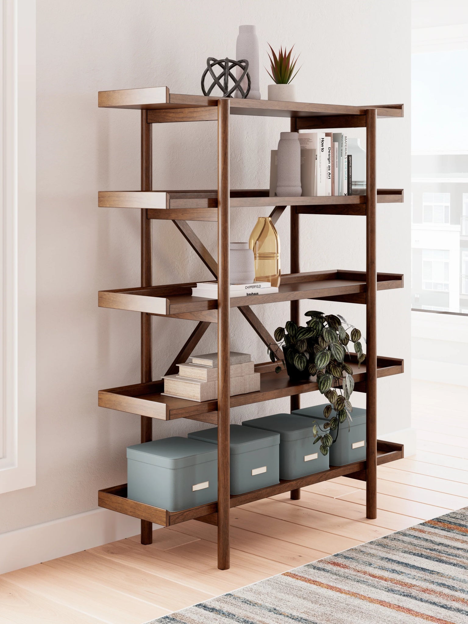 Lyncott 70" Bookcase Home Office| Ashley Homestore