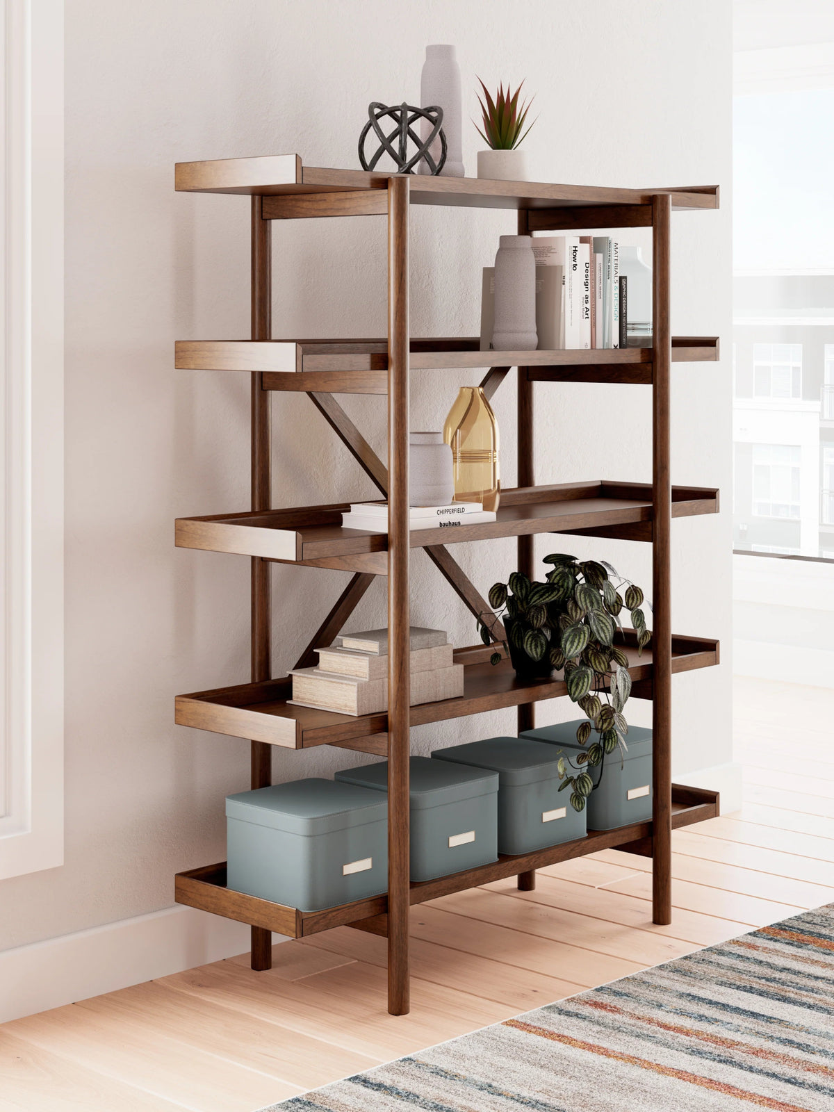 Lyncott 70" Bookcase Home Office| Ashley Homestore