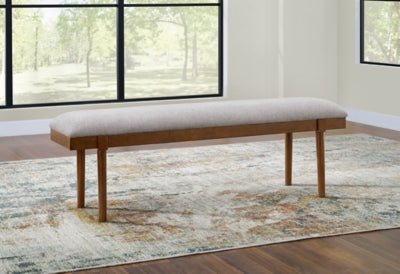 Lyncott Large UPH Dining Room Bench - Al Rugaib Furniture