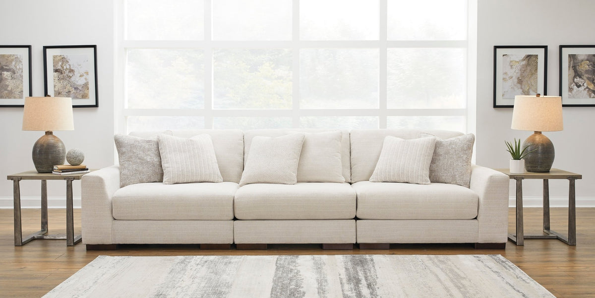 Lyndeboro Brown/Beige XL Sofa XL Sofas| Ashley Homestore