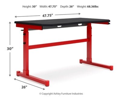 Lynxtyn Adjustable Height Home Office Desk Office Desks| Ashley Homestore