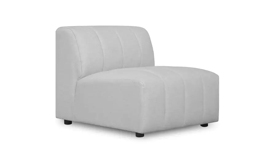 Lyric Slipper Chair Oatmeal Sectionals| Moe's Home