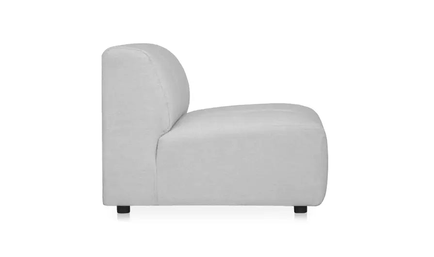 Lyric Slipper Chair Oatmeal Sectionals| Moe's Home