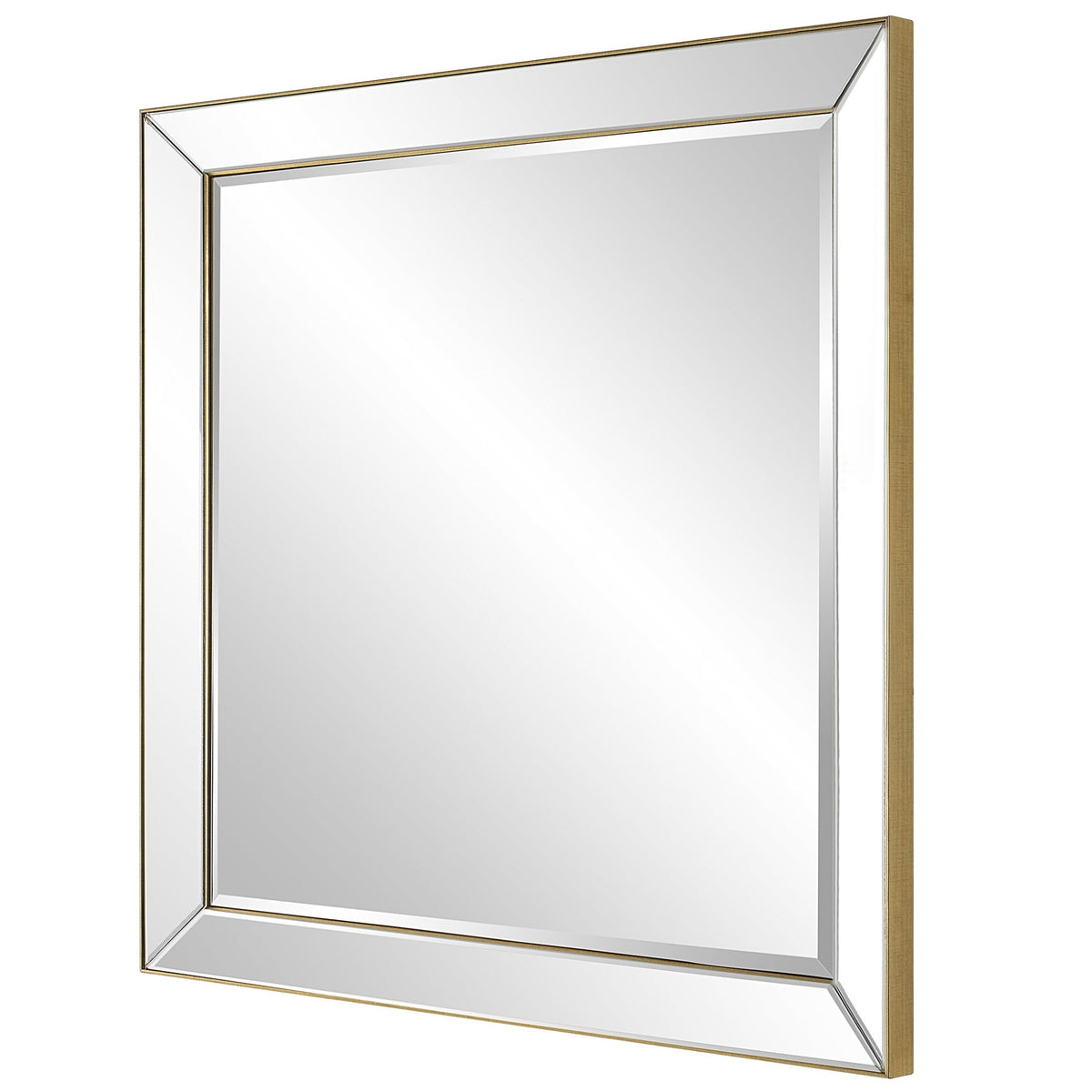 Lytton Square Mirror, Gold Mirrors| Uttermost