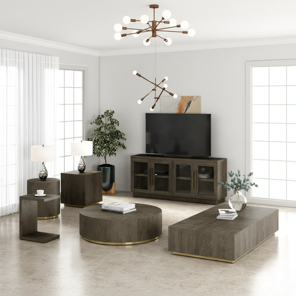 Machinto Round Coffee Table Coffee Tables| Roots Furniture