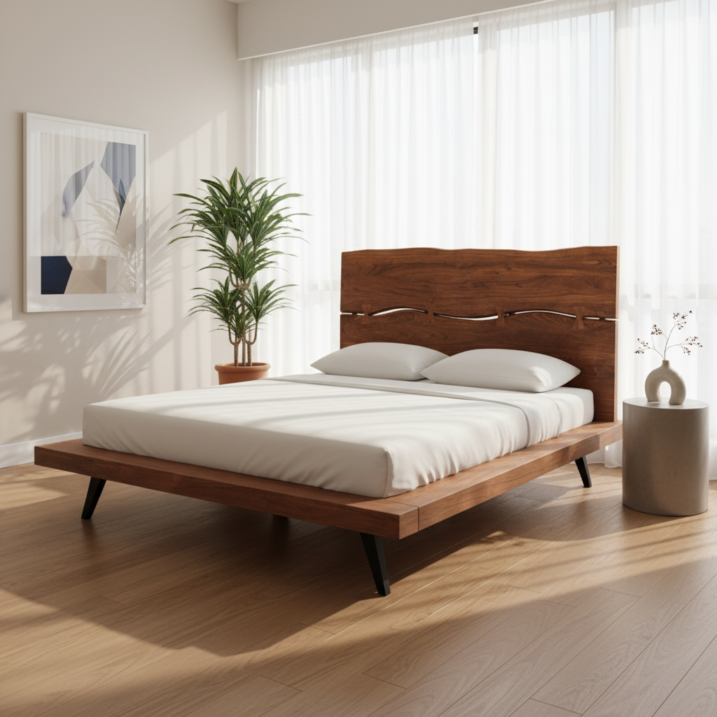 Madagascar Platform Bed Queen Beds| Moe's Home