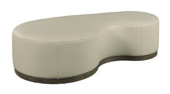 Madeline Kidney Shaped Cocktail Ottoman - Al Rugaib Furniture