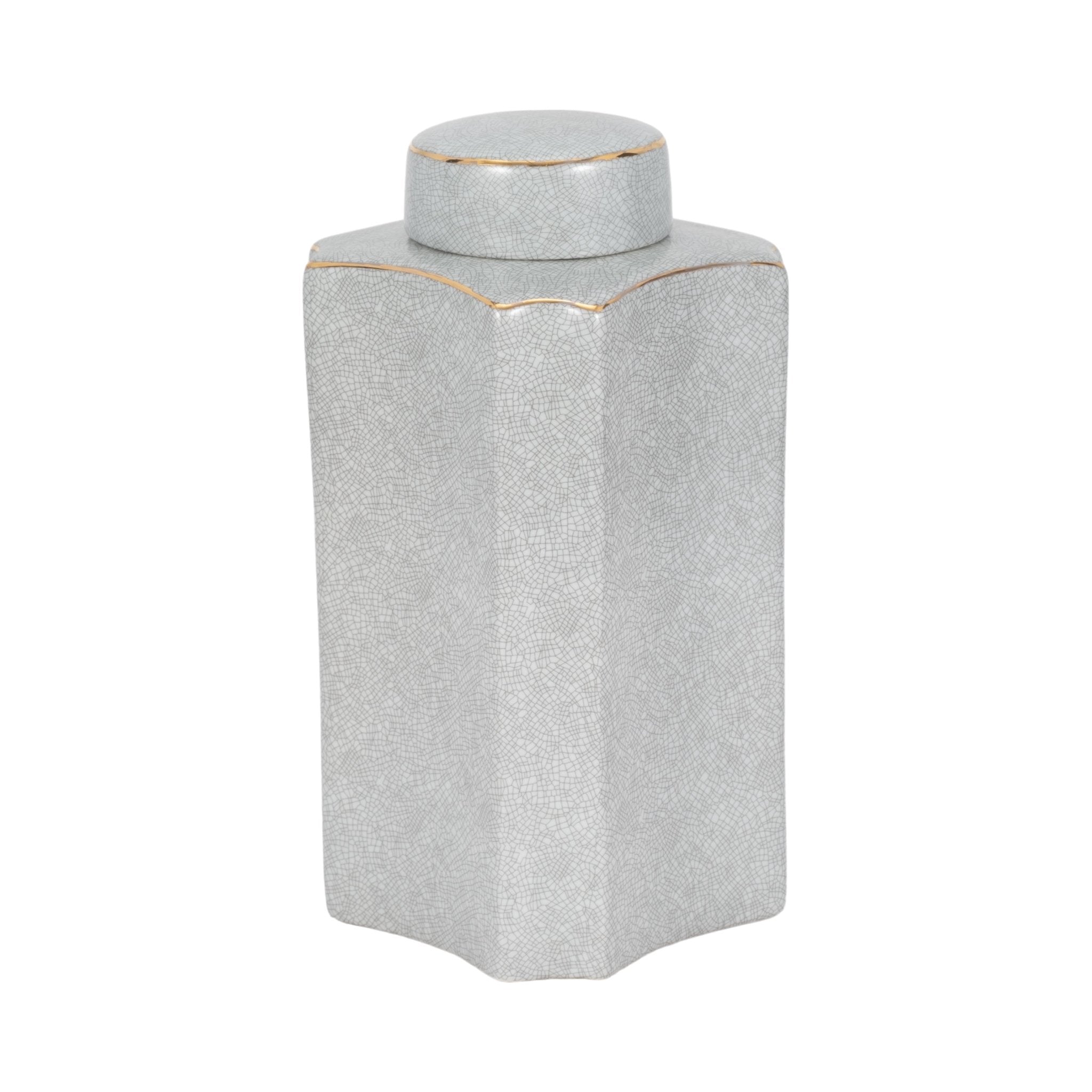MADURA CONTAINER WITH LID, SAGE Vases and Jars| Sagebrook Home