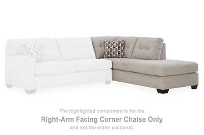 Mahoney Right - Arm Facing Corner Chaise - Al Rugaib Furniture