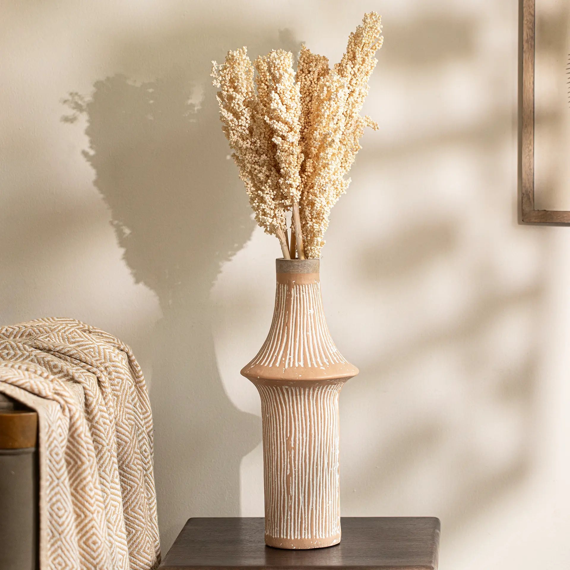 Malar sorghum stem set of 6 Plants| Roots Furniture