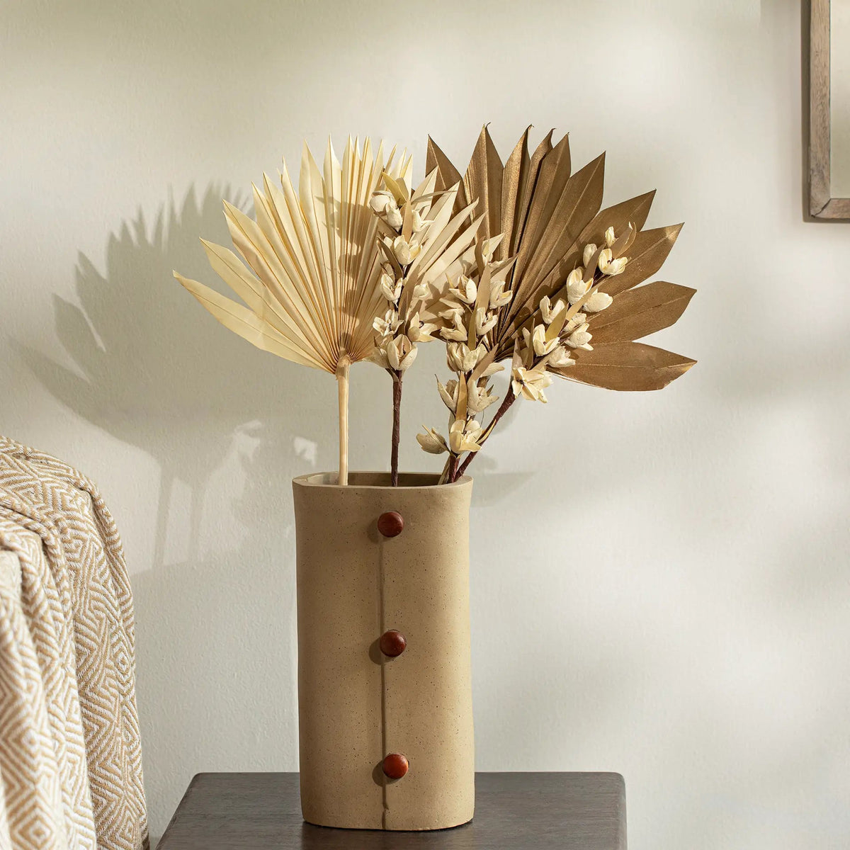 Malar sun palm & bakuli flower combo Plants| Roots Furniture