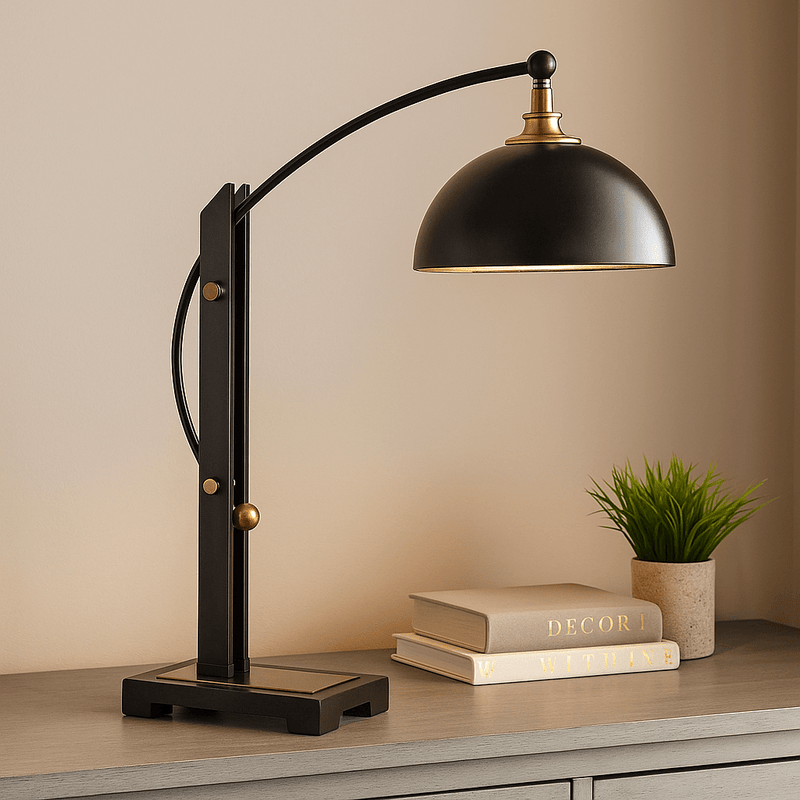 Malcolm Bronze Accent Lamp - Al Rugaib Furniture