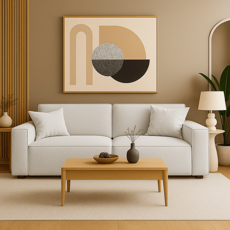 Mals Elegant Modern Sofa-Grey Sofas & Loveseats| Otath