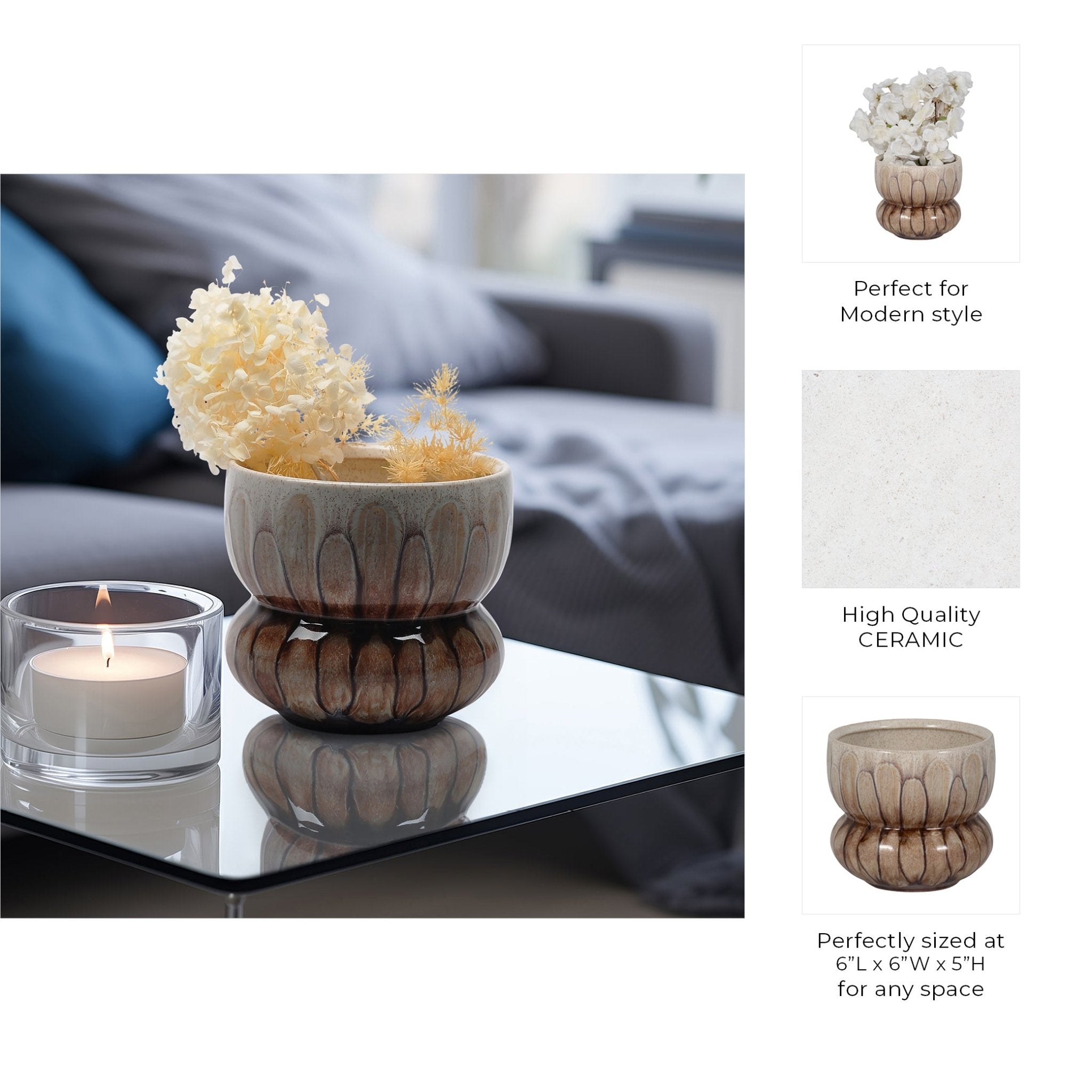 Mandara Vase, Multi Vases and Jars| Sagebrook Home