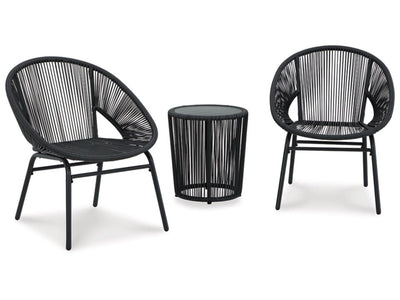 Mandarin Cape Outdoor Table and Chairs (Set of 3) - Al Rugaib Furniture