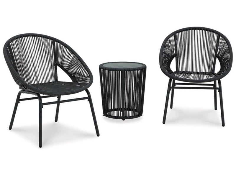 Mandarin Cape Outdoor Table and Chairs (Set of 3) - Al Rugaib Furniture