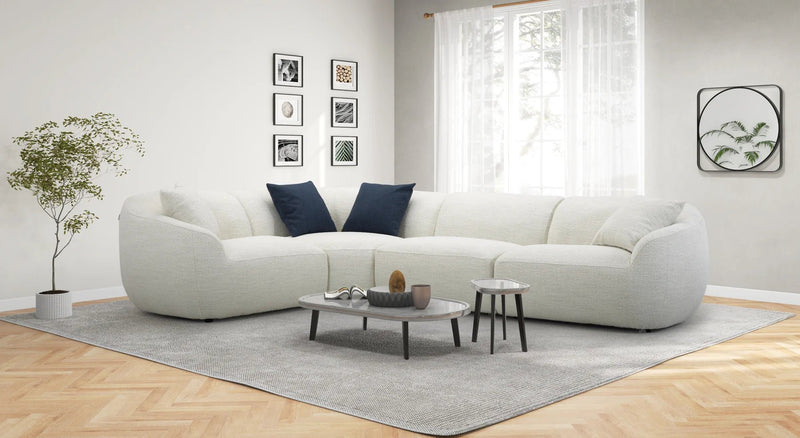 Mannheimer Sectional with 2 table lamp Gift - Al Rugaib Furniture