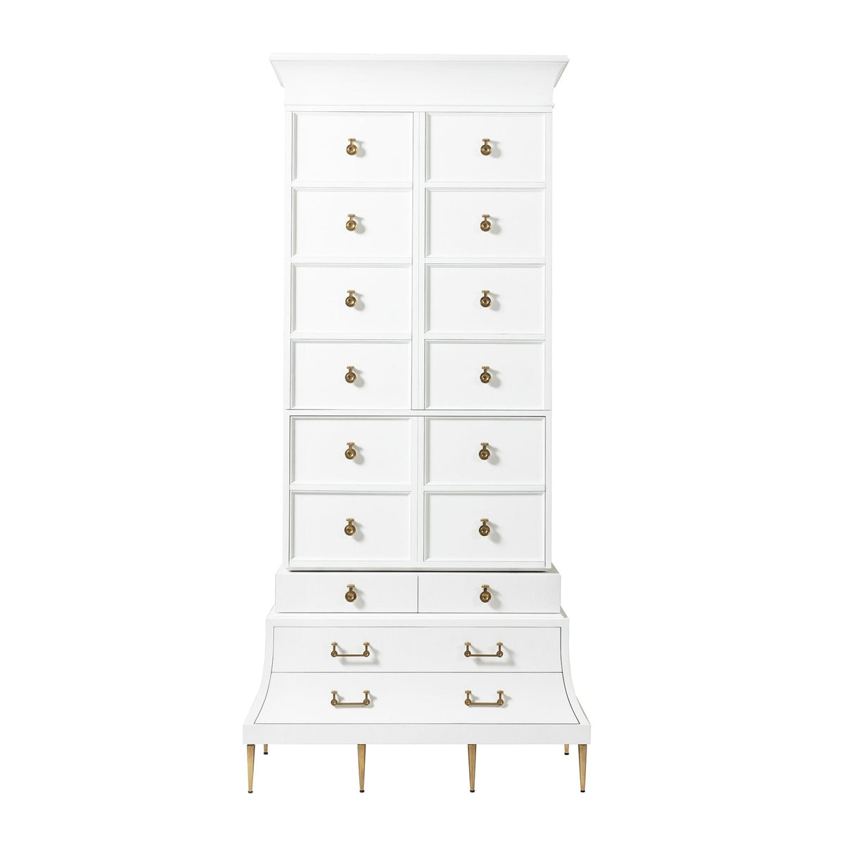 Mansard Tall Cabinet 2 Cartons Table Decors| Uttermost