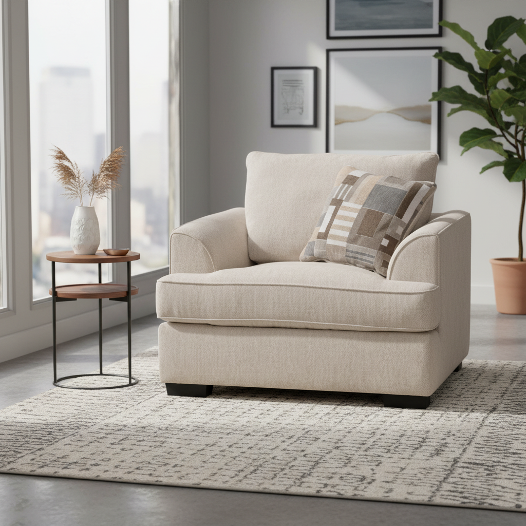 Manuel Beige Chair W107 Chairs| Roots Furniture