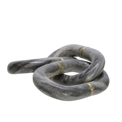MARBLE 14" CHAIN DECOR, GRAY - Al Rugaib Furniture