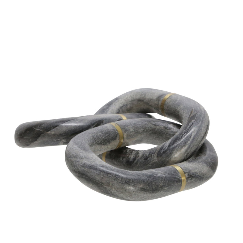MARBLE 14" CHAIN DECOR, GRAY - Al Rugaib Furniture